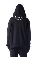 patch-embellished hoodie