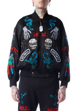 patch-detailed bomber jacket