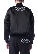 patch-detailed bomber jacket