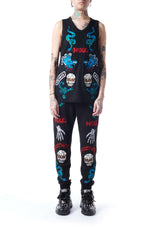 Patches unisex vest top