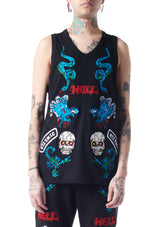 Patches unisex vest top