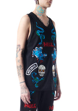 Patches unisex vest top