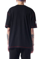 multi-patch unisex T-shirt