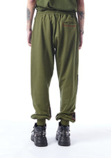 multi-patch track pants