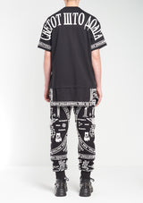 KTZ CHURCH PRINT LONG APRON T-SHIRT