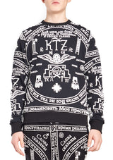 KTZ CAPSULE COLLECTION CHURCH PRINT SWEATSHIRT