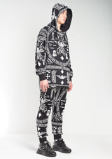 KTZ CAPSULE COLLECTION CHURCH PRINT SIDE ZIP HOODIE