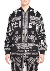 KTZ CAPSULE COLLECTION CHURCH PRINT BOMBER JACKET