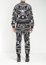 KTZ CAPSULE COLLECTION CHURCH PRINT BOMBER JACKET