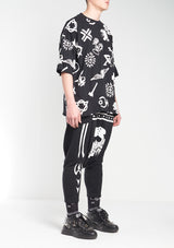 KTZ CAPSULE COLLECTION CHURCH PRINT PATCHES OVERSIZE T-SHIRT