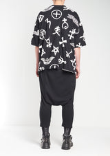KTZ CAPSULE COLLECTION CHURCH PRINT PATCHES OVERSIZE T-SHIRT