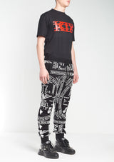KTZ CAPSULE COLLECTION CHURCH PRINT OVERSIZE JOGGING TROUSER