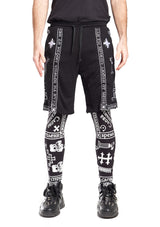 KTZ CAPSULE COLLECTION CHURCH PRINT LEGGING SHORT