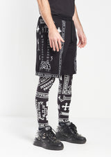 KTZ CAPSULE COLLECTION CHURCH PRINT LEGGING SHORT