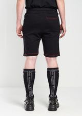 Multi-patch unisex shorts