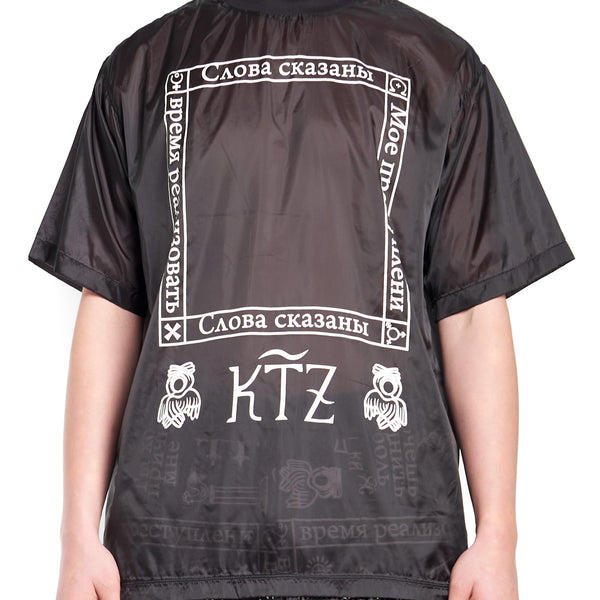トップス chaisy style Apron Long T-shirts KTZ CHURCH PRINT NYLON APRON LONG T-SHIRT – KOKON TO ZAI LTD