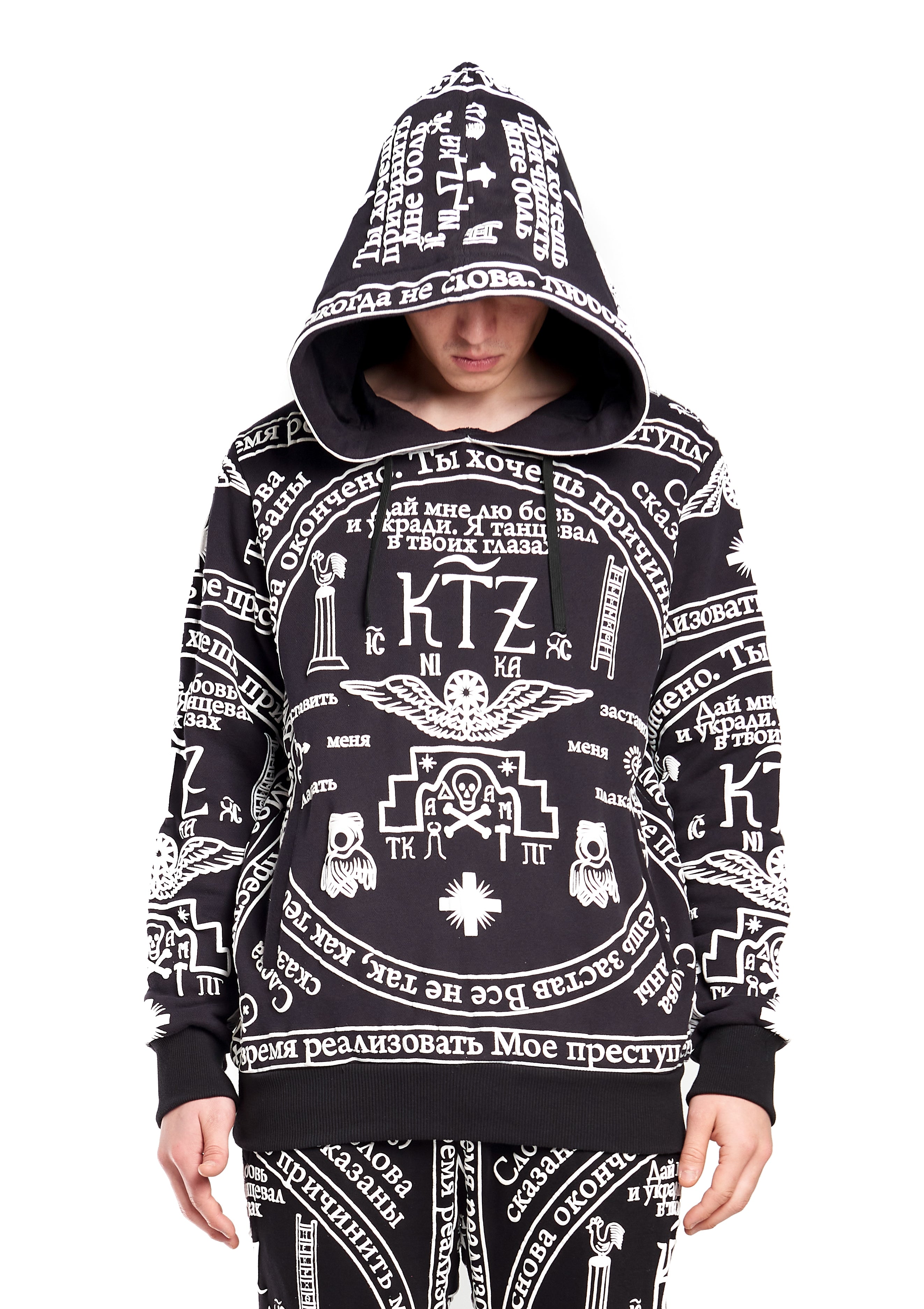 Ktz KTZ CAPSULE COLLECTION CHURCH PRINT HOODIE – KOKON TO ZAI LTD